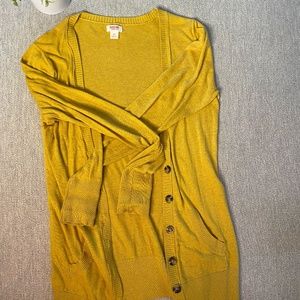Canary Yellow Sweater - Mossimo
